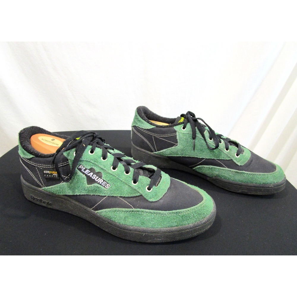 Reebok Pleasures X Club C 85 Pine Green GW2644 Sneakers Men Sz 11.5